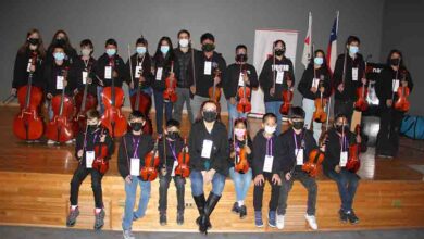 Photo of Integrantes de la Orquesta de Niños del Altiplano reciben instrumentos con apoyo de Minera El Abra
