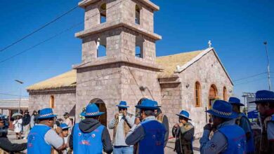 Photo of Comunidad de Camar y Minera Zaldívar festejaron la inauguración de la nueva iglesia local