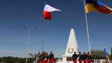 Photo of Calama inicia Septiembre con el Izamiento del Pabellón Patrio en el Monolito de Topater